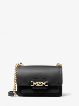 Michaelkors Heather Extra-Small Leather Negrii | SN-MK27184