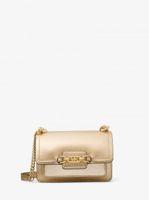Michaelkors Heather Extra-Small Metallic Leather Aurii | SN-MK27217