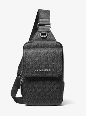 Michaelkors Hudson Signature Logo Negrii | SN-MK28123