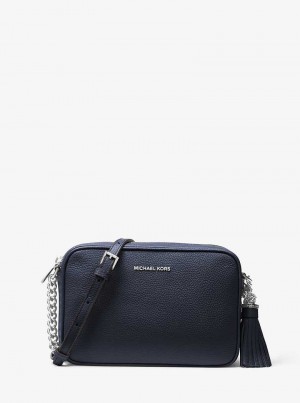 Michaelkors Jet Set Medium Logo Bleumarin | SN-MK27267