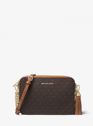 Michaelkors Jet Set Medium Logo Maro | SN-MK27160