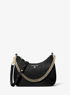 Michaelkors Jet Set Medium Nylon Gabardine Negrii | SN-MK27210