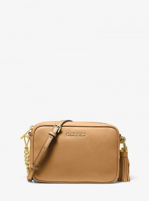 Michaelkors Jet Set Medium Pebbled Leather Maro | SN-MK27156