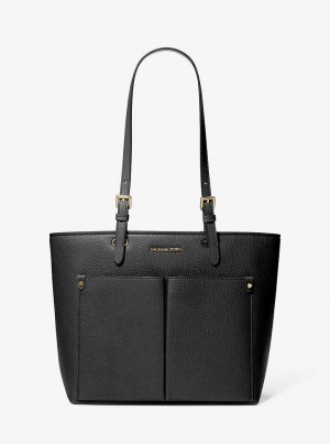 Michaelkors Jet Set Medium Pocket Negrii | SN-MK26785
