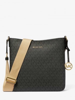 Michaelkors Jet Set Travel Large Signature Logo Negrii | SN-MK27232
