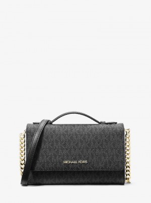 Michaelkors Jet Set Travel Medium Logo Negrii | SN-MK27123