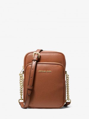 Michaelkors Jet Set Travel Medium Pebbled Leather Maro | SN-MK27258