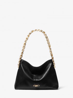 Michaelkors Jordyn Small Leather Negrii | SN-MK27046
