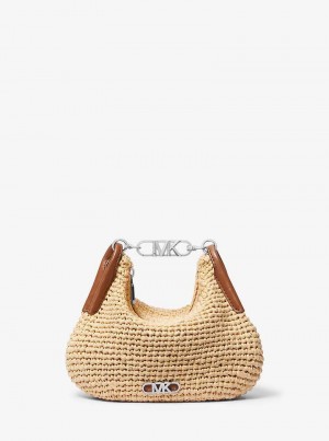 Michaelkors Kendall Small Straw Bej | SN-MK27102