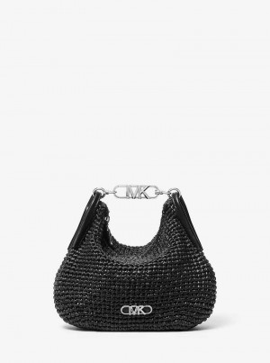 Michaelkors Kendall Small Straw Negrii Negrii | SN-MK27101