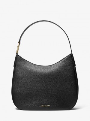 Michaelkors Kensington Large Pebbled Leather Negrii | SN-MK27041