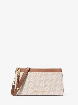 Michaelkors Large Empire Signature Logo Convertible Galbeni Deschis | SN-MK27218
