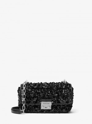 Michaelkors Limited-Edition Tribeca Small Hand-Embellished Negrii | SN-MK27055