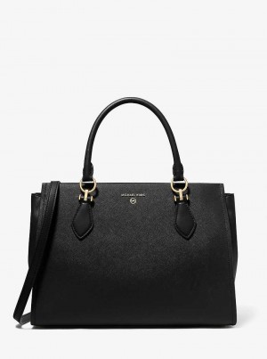 Michaelkors Marilyn Large Saffiano Leather Negrii | SN-MK27302