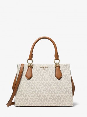 Michaelkors Marilyn Medium Logo Galbeni Deschis | SN-MK27312