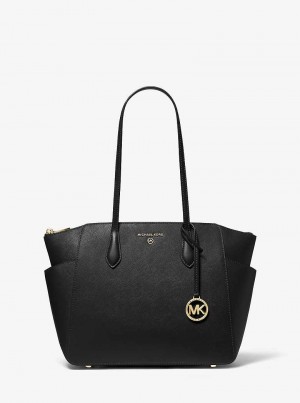 Michaelkors Marilyn Medium Saffiano Leather Negrii | SN-MK26920