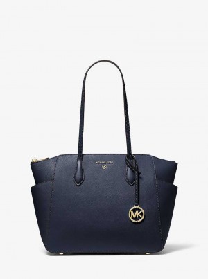 Michaelkors Marilyn Medium Saffiano Leather Bleumarin | SN-MK26922