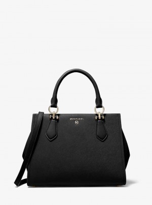 Michaelkors Marilyn Medium Saffiano Leather Negrii | SN-MK27309