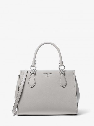 Michaelkors Marilyn Medium Saffiano Leather Gri | SN-MK27314