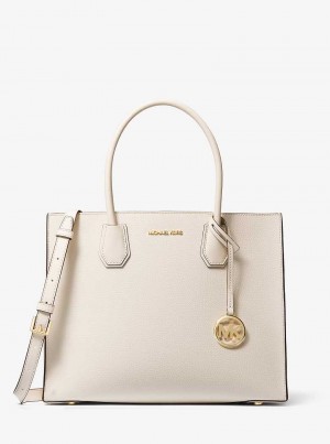 Michaelkors Mercer Large Pebbled Leather Accordion Albi | SN-MK26793