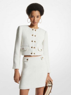 Michaelkors Metallic Tweed Bej | SN-MK26582
