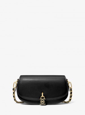 Michaelkors Mila Small Leather Negrii | SN-MK27105