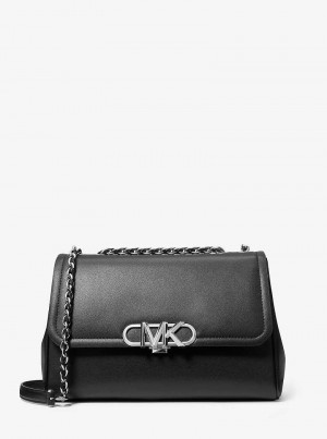 Michaelkors Parker Extra-Large Leather Negrii | SN-MK27106