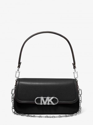 Michaelkors Parker Medium Leather Negrii | SN-MK27039