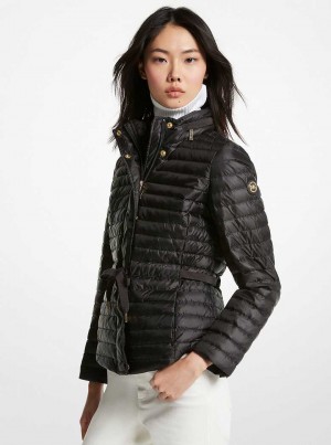 Michaelkors Quilted Packable Negrii | SN-MK26596