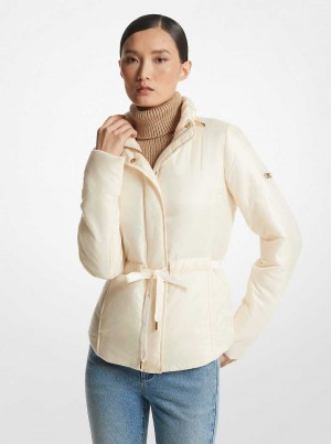 Michaelkors Recycled Satin Ciré Bej | SN-MK26592