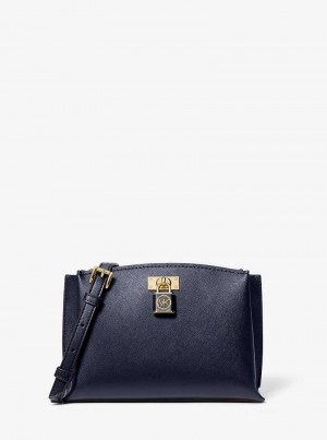 Michaelkors Ruby Medium Saffiano Leather Bleumarin | SN-MK27329