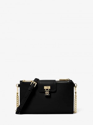 Michaelkors Ruby Small Saffiano Leather Negrii | SN-MK27189