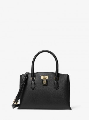 Michaelkors Ruby Small Saffiano Leather Negrii | SN-MK27380