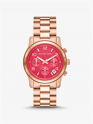 Michaelkors Runway Rose Gold-Tone Watch Roz Aurii | SN-MK28394
