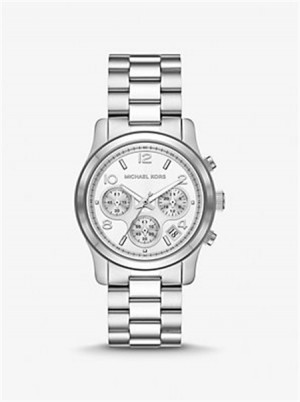 Michaelkors Runway Silver-Tone Watch Argintii | SN-MK28353