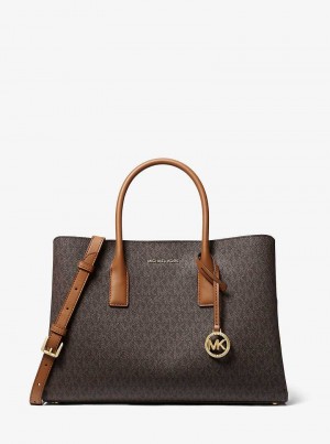 Michaelkors Ruthie Large Signature Logo Maro | SN-MK27284
