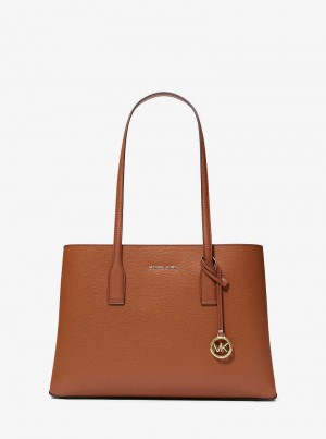 Michaelkors Ruthie Medium Pebbled Leather Maro | SN-MK26781