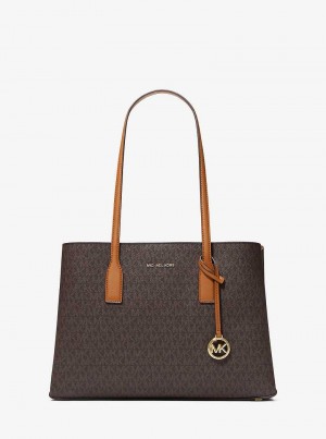 Michaelkors Ruthie Medium Signature Logo Maro | SN-MK26783