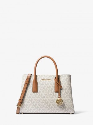 Michaelkors Ruthie Small Signature Logo Galbeni Deschis | SN-MK27287