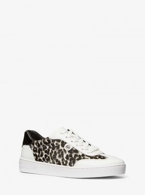 Michaelkors Scotty Leopard Print Calf Hair Negrii | SN-MK27402
