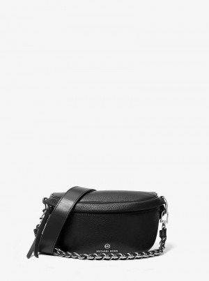 Michaelkors Slater Extra-Small Pebbled Leather Negrii | SN-MK27168