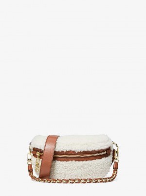 Michaelkors Slater Extra-Small Shearling Bej | SN-MK27265