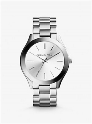 Michaelkors Slim Runway Silver-Tone Watch Argintii | SN-MK28381