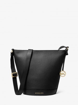 Michaelkors Townsend Medium Pebbled Leather Negrii | SN-MK26821