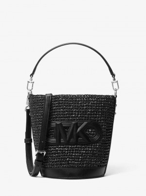 Michaelkors Townsend Small Straw Negrii Negrii | SN-MK26814