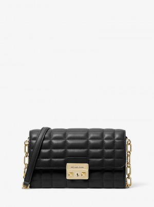 Michaelkors Tribeca Large Leather Convertible Negrii | SN-MK27130