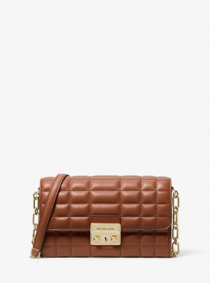 Michaelkors Tribeca Large Leather Convertible Maro | SN-MK27131