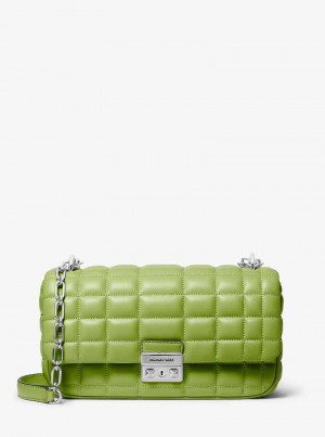 Michaelkors Tribeca Large Quilted Leather Verzi | SN-MK27029