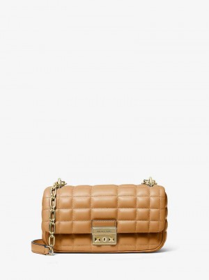 Michaelkors Tribeca Small Quilted Leather Maro | SN-MK26943